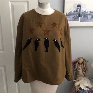 The cutest handcrafted felted top